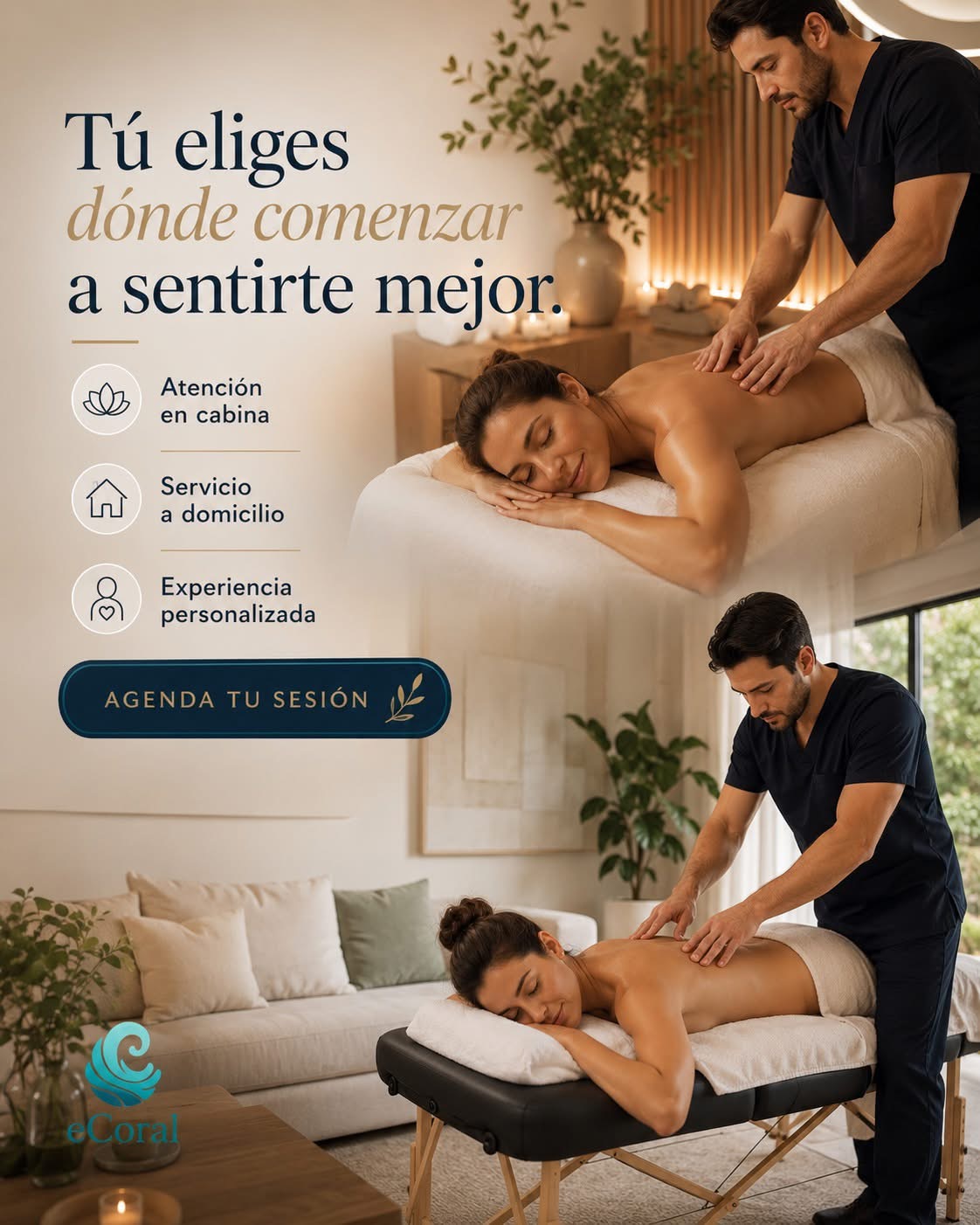 Masaje profesional personalizado en eCoral