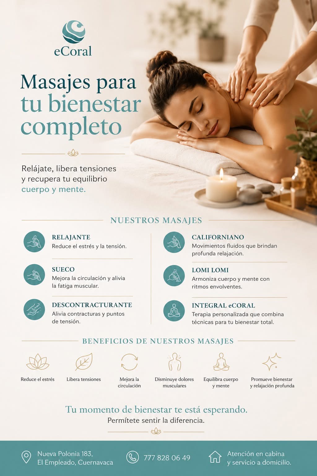 Servicios de masaje eCoral